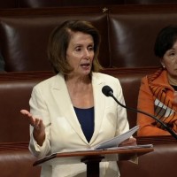 US House Minority Leader Nancy Pelosi sets record with 8-hour speech on immigration